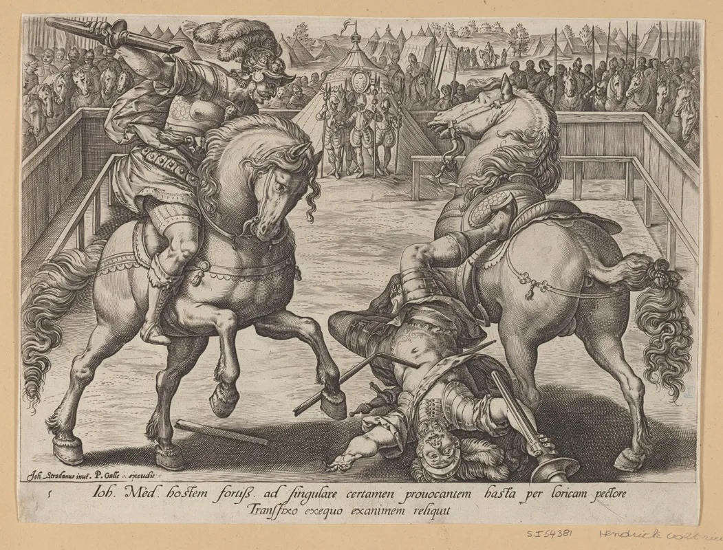 Giovanni De Medici In A Duel