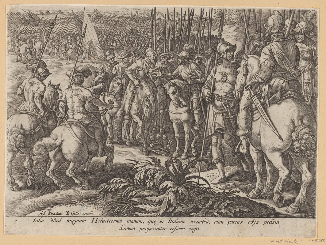 Giovanni De Medici Sends Back The Swiss Mercenaries