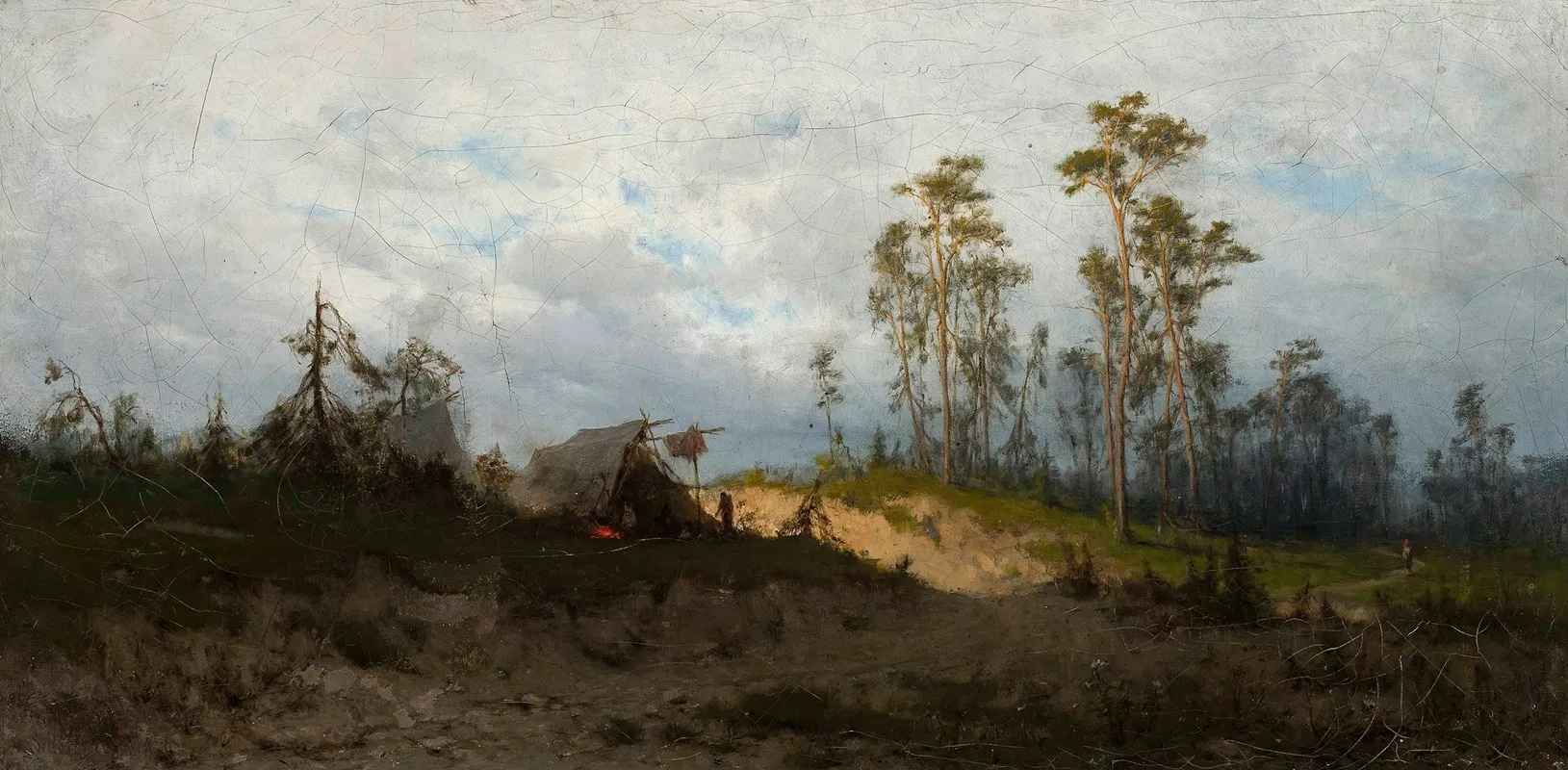 Gipsy Tents by Zygmunt Sidorowicz - Canvas Print