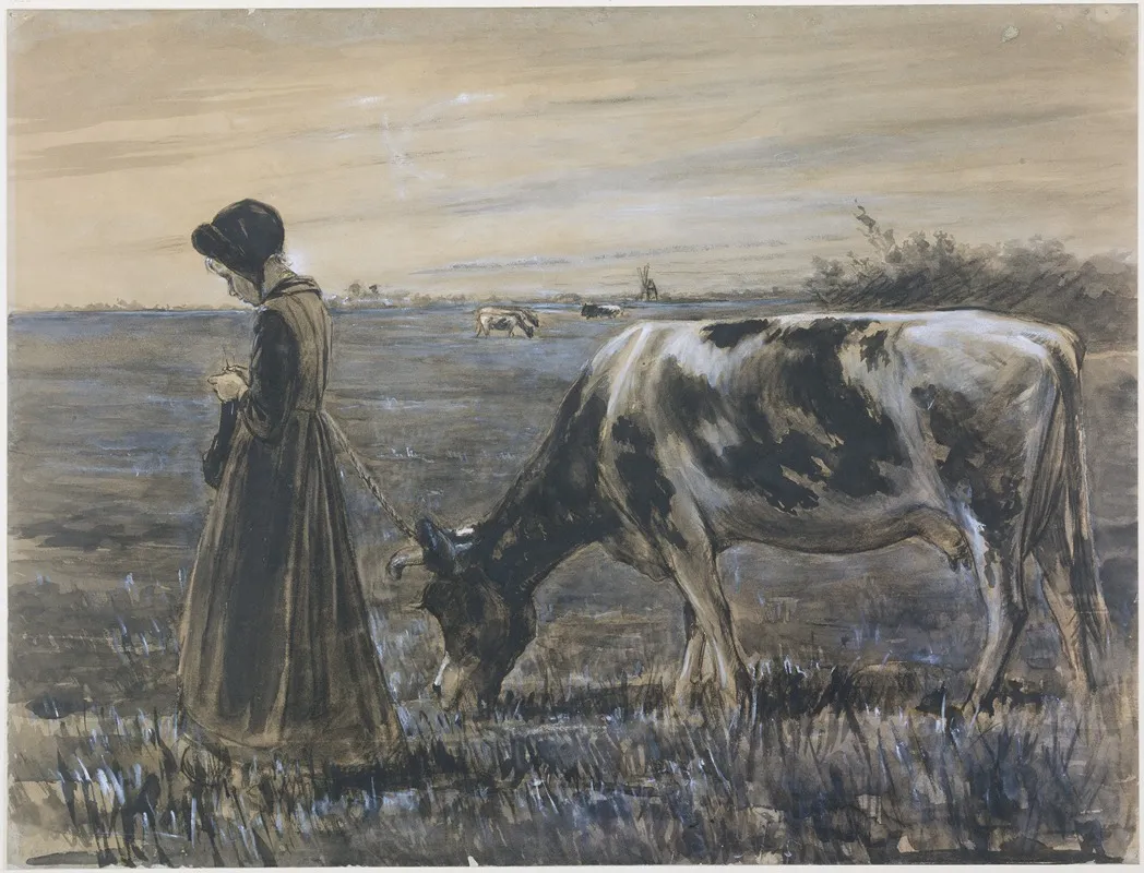Girl With Cow