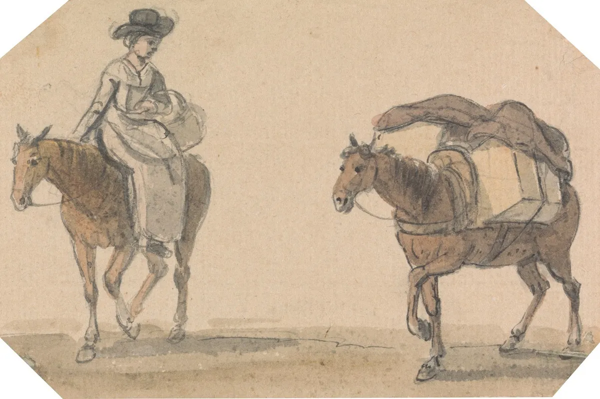 Girl With Packhorse