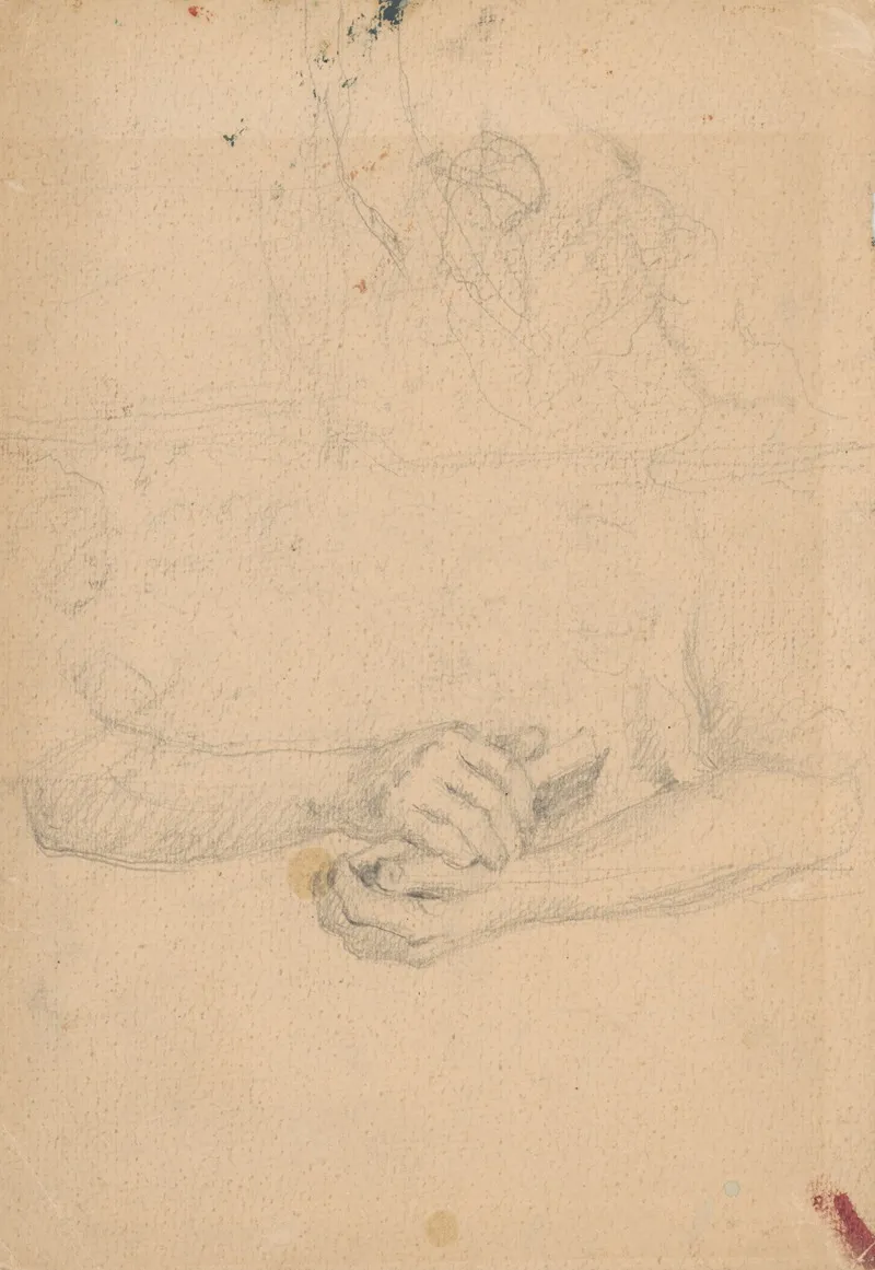 Girls Hands With A Prayer Book by Gustáv Mallý - Canvas Print