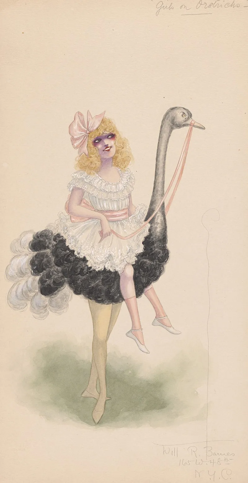 Girls On Ostriches