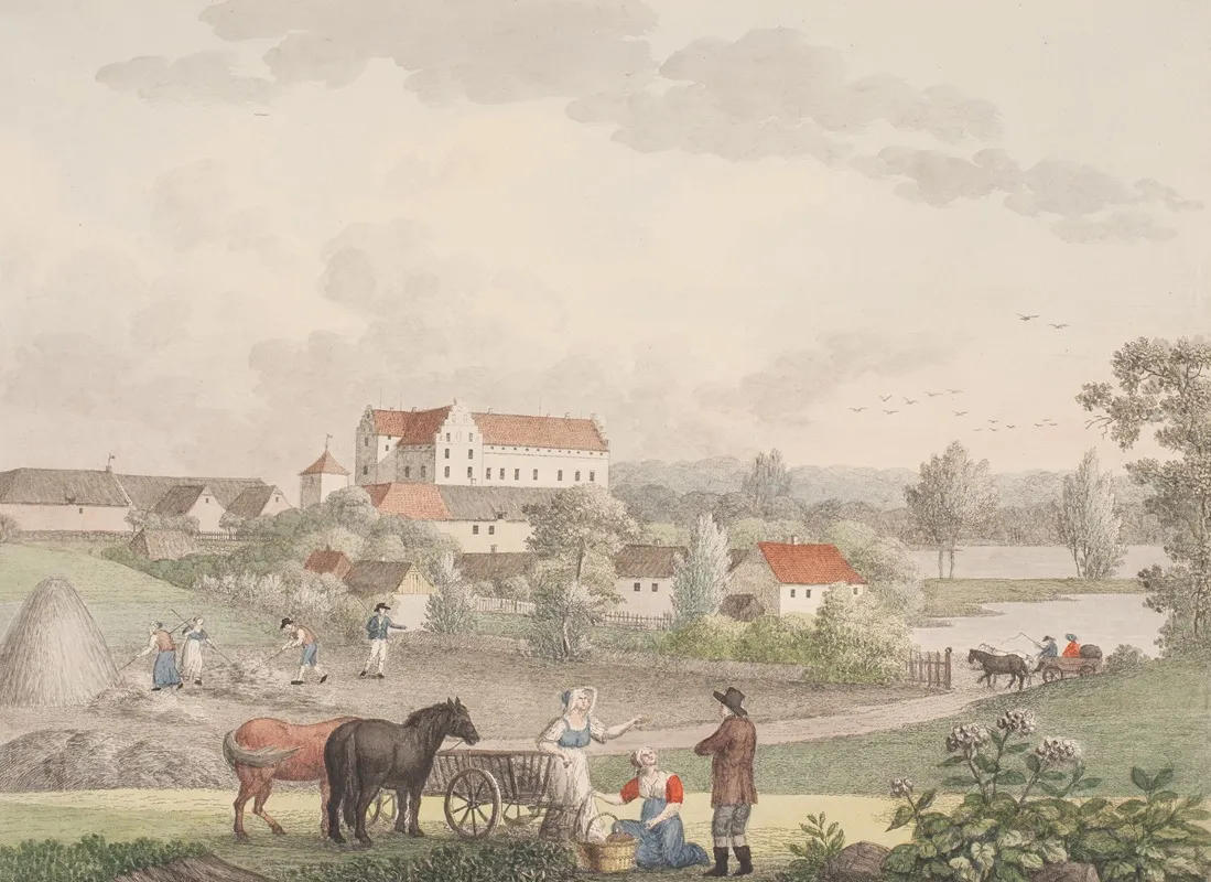 Gisselfeld by Søren L. Lange - Canvas Print