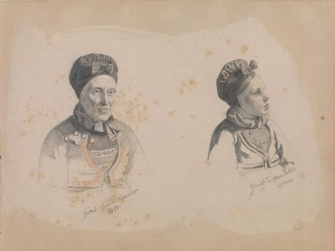 Gjertrud Skjonne And Gunhild Torstensdatter Skjonne