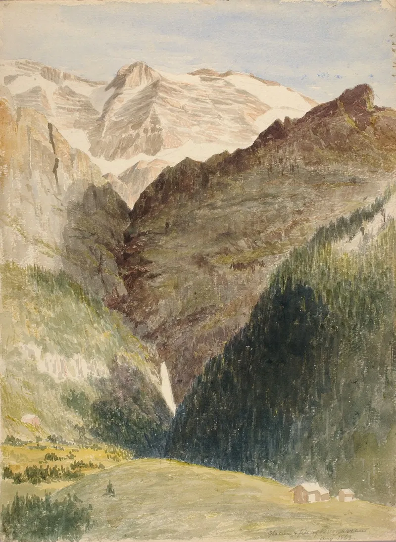 Glacier And Falls