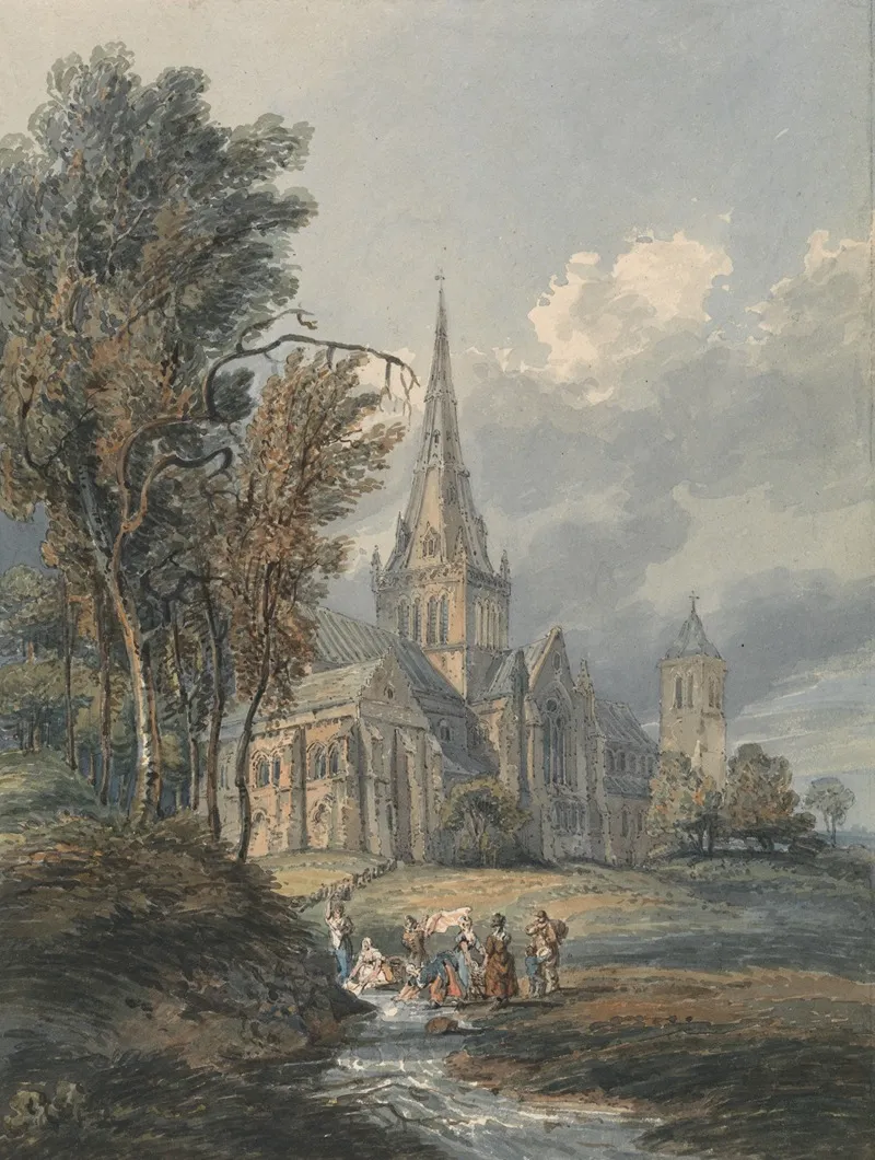 Glasgow Cathedral by Thomas Girtin - Canvas Print