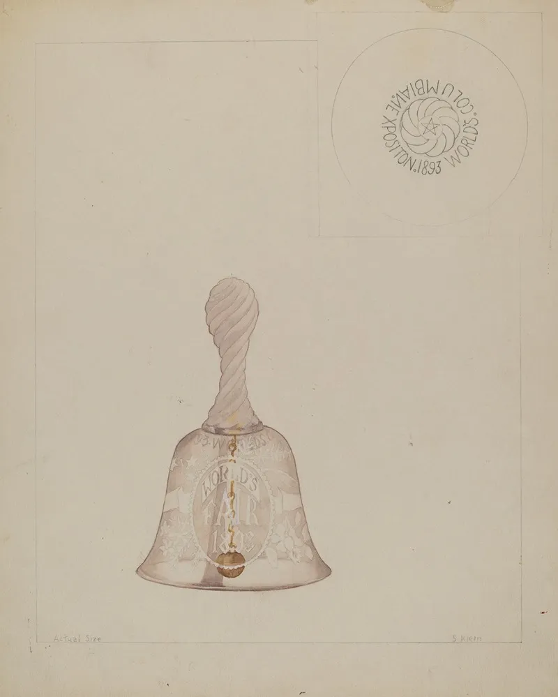Glass Bell by Samuel O. Klein - Canvas Print