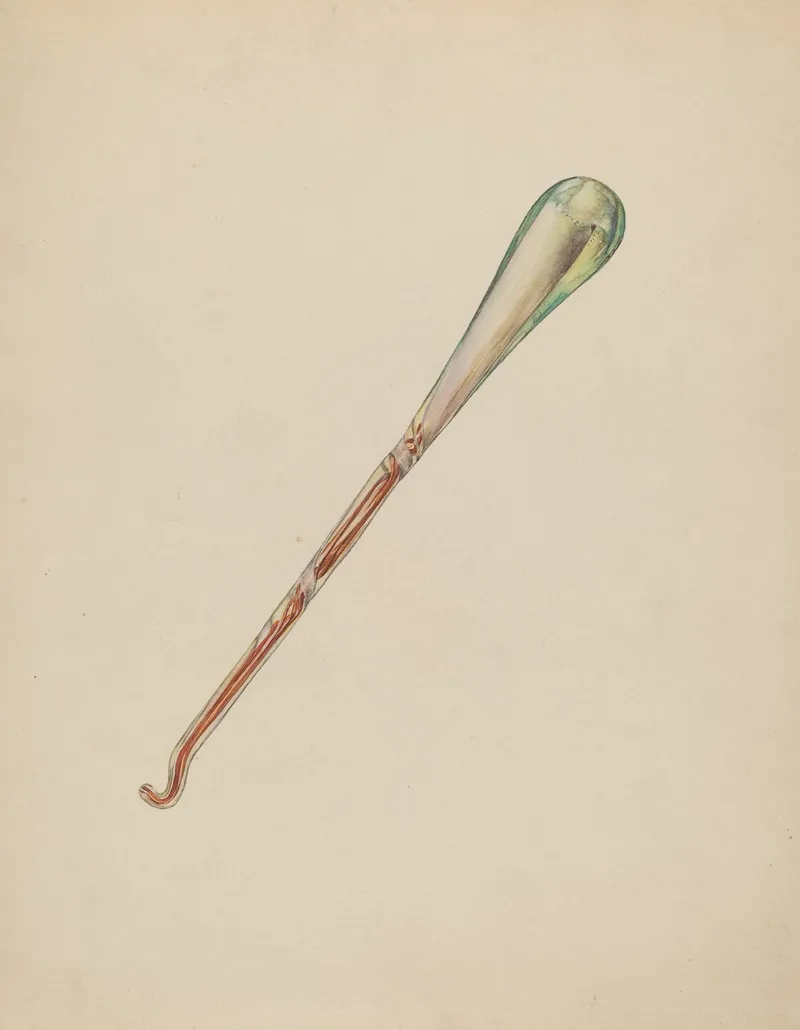 Glass Button Hook by Francis Law Durand - Canvas Print