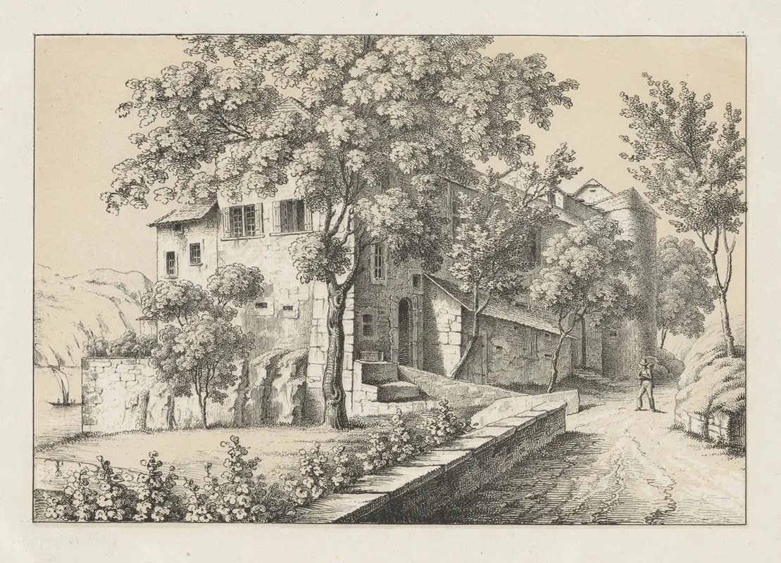 Glerolles by Johann Friedrich Wagner - Canvas Print