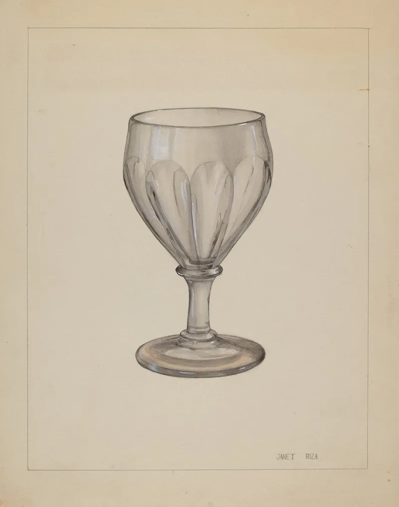 Goblet 11 by Janet Riza - Canvas Print