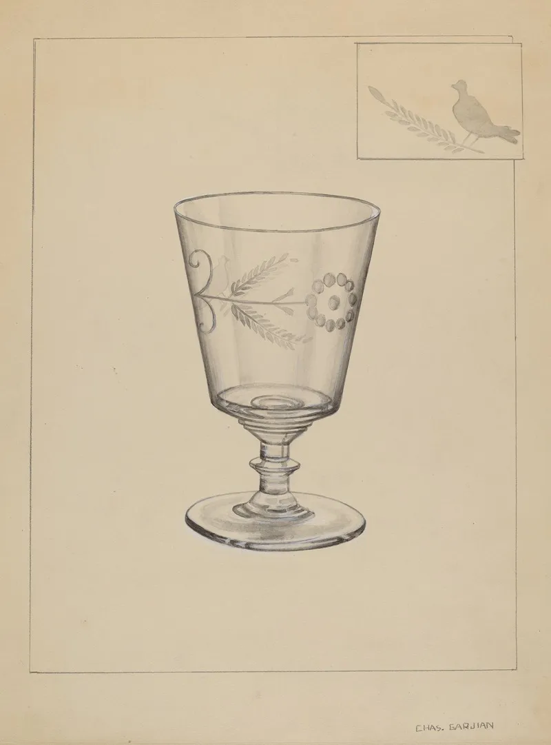 Goblet 2 by Charles Garjian - Canvas Print