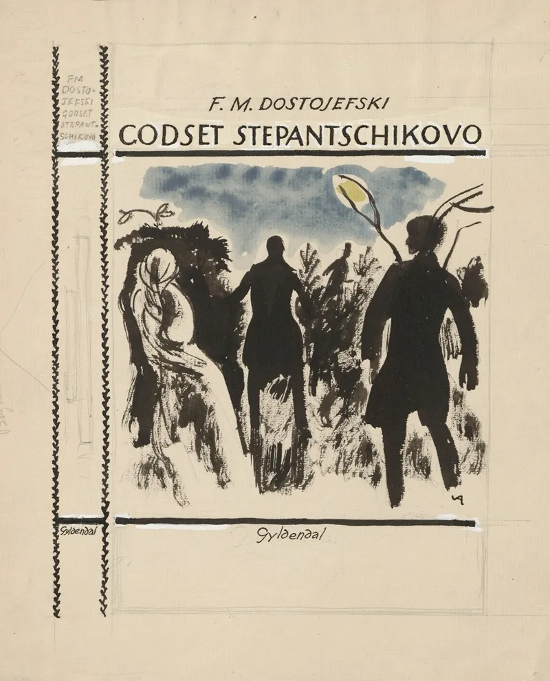 Godset Stepantschikova Og Dets Beboere by Valdemar Andersen - Canvas Print