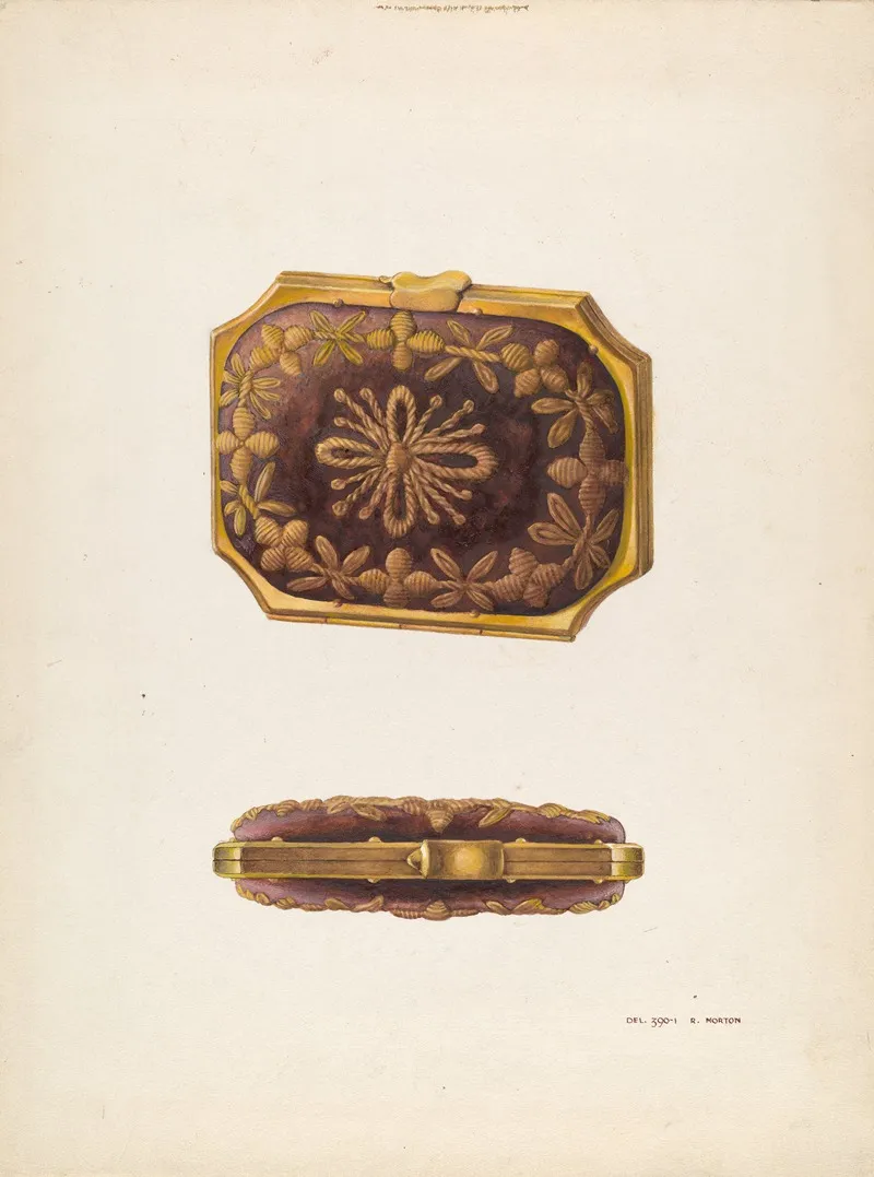 Gold Purse by Ralph Morton - Canvas Print