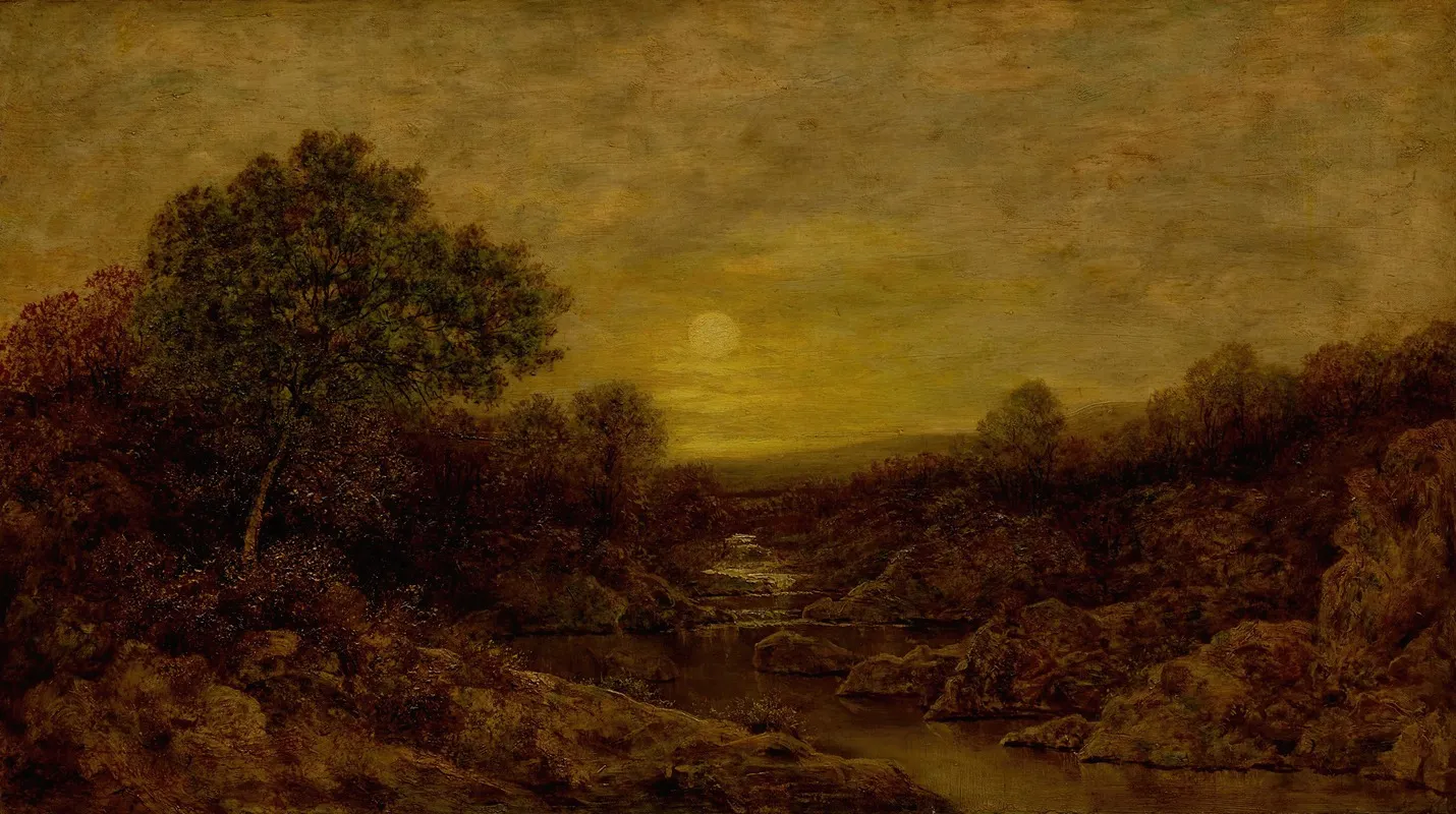 Golden Glow by Ralph Albert Blakelock - Canvas Print