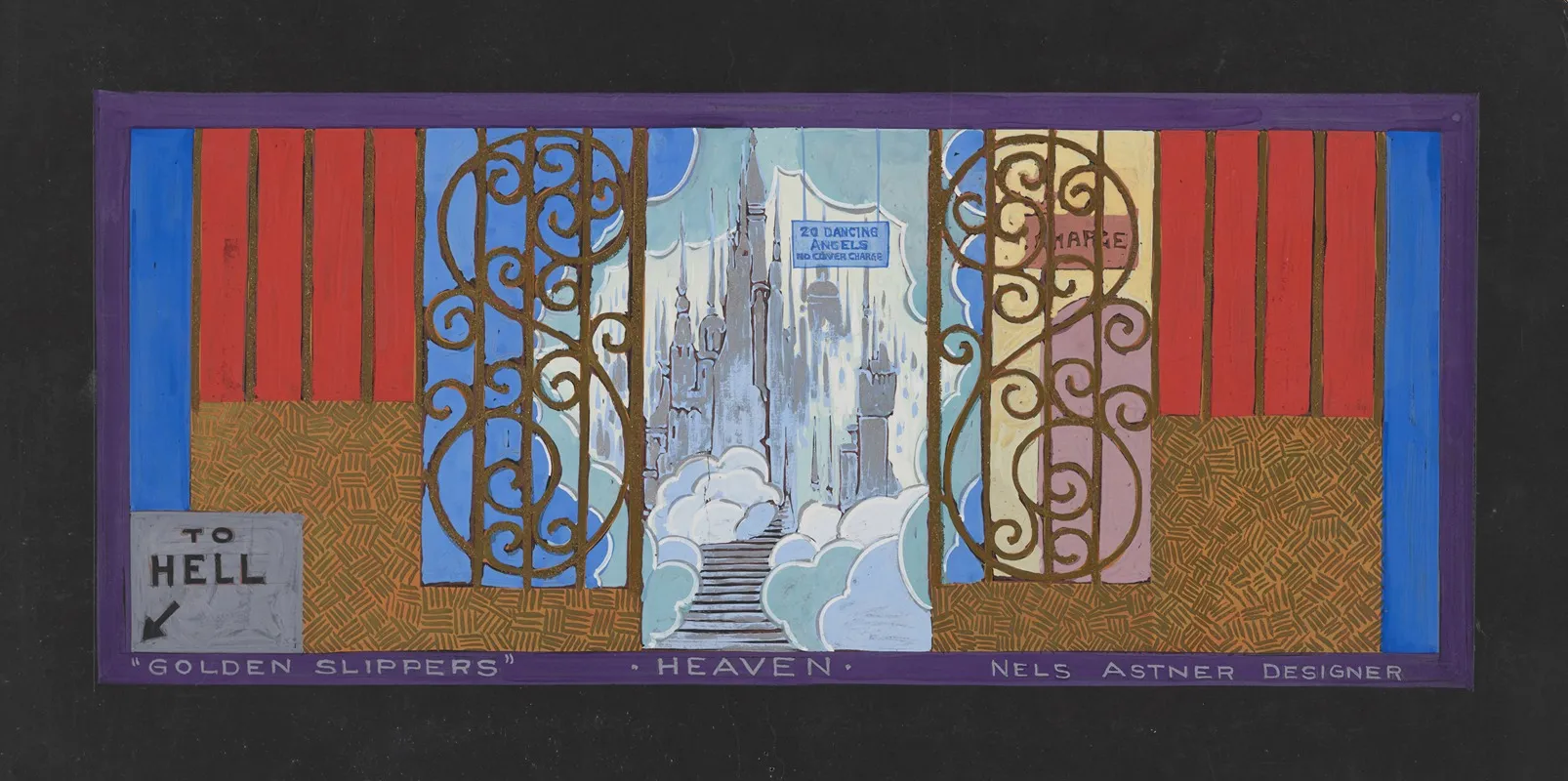 Golden Slippers Heaven by Nels Astner - Canvas Print