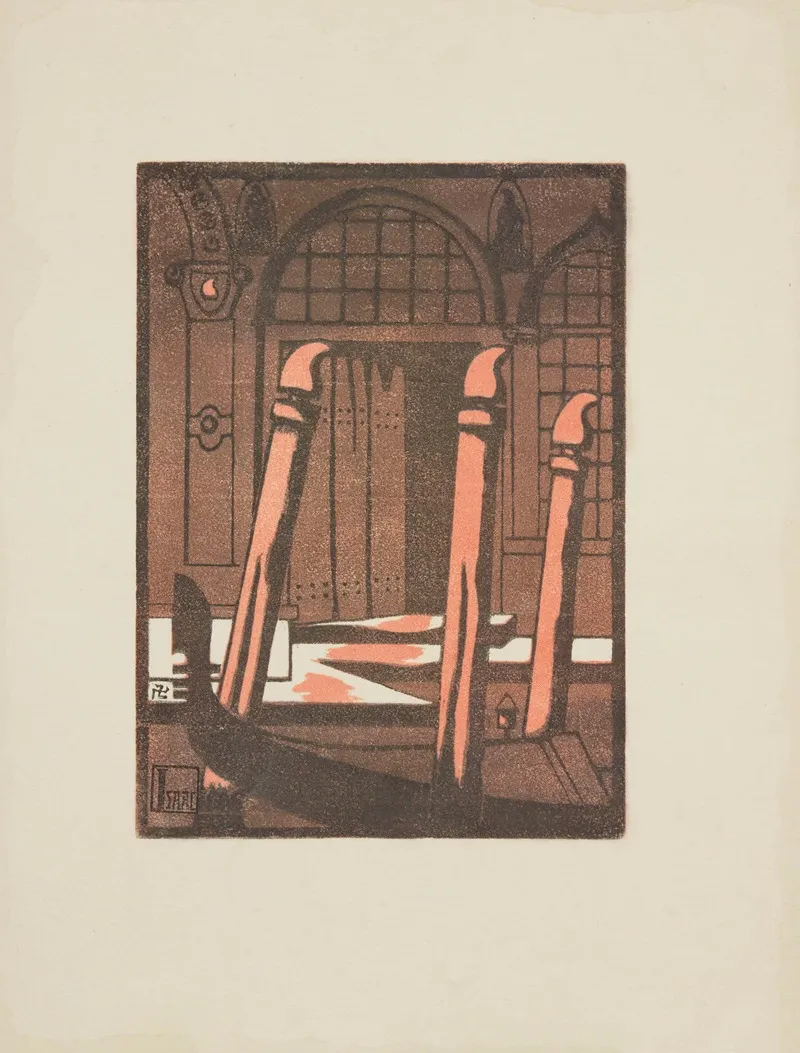 Gondole Venitienne by Prosper-Alphonse Isaac - Canvas Print