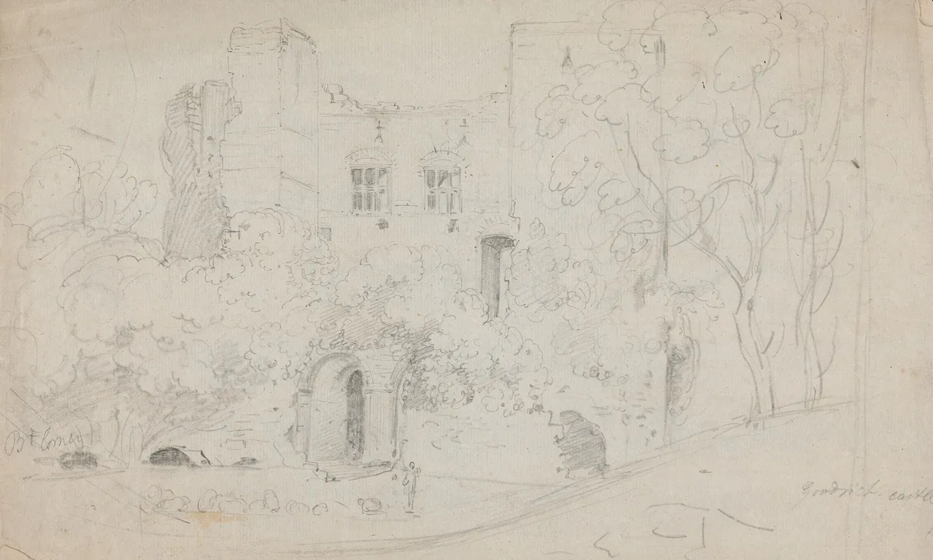 Goodrich Castle by Rev. William Warren Porter - Canvas Print
