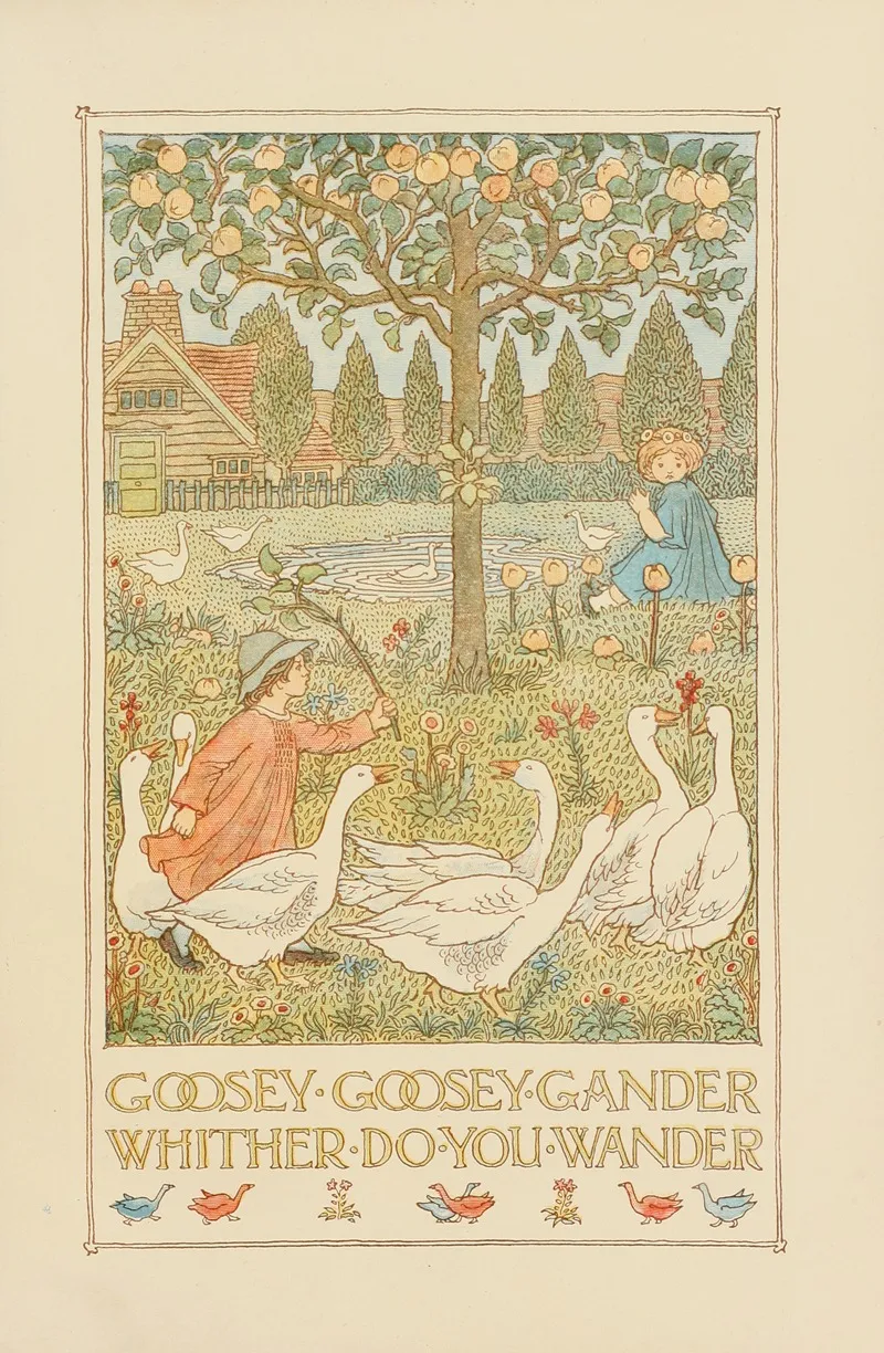 Goosie Goosie Gander by Francis Donkin Bedford - Canvas Print