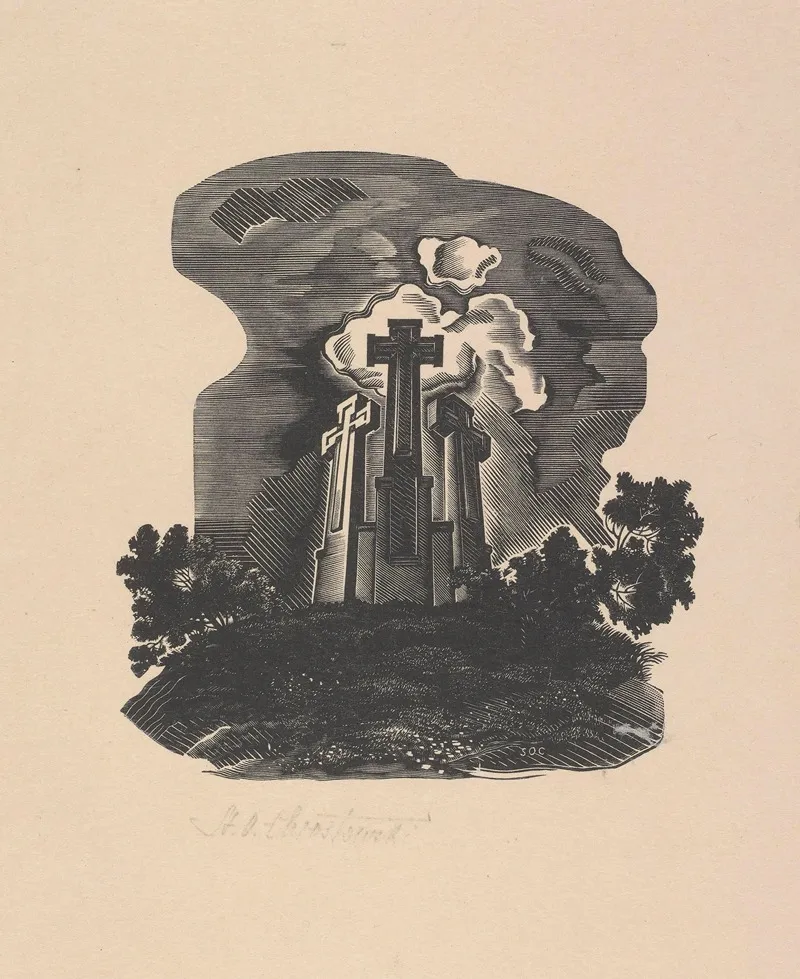Gora Trzykrzyska W Wilnie Ilustracja Do Ksiazki Jozef Pilsudski Na Syberii Mieczyslawa Bohdana Lepeckiego