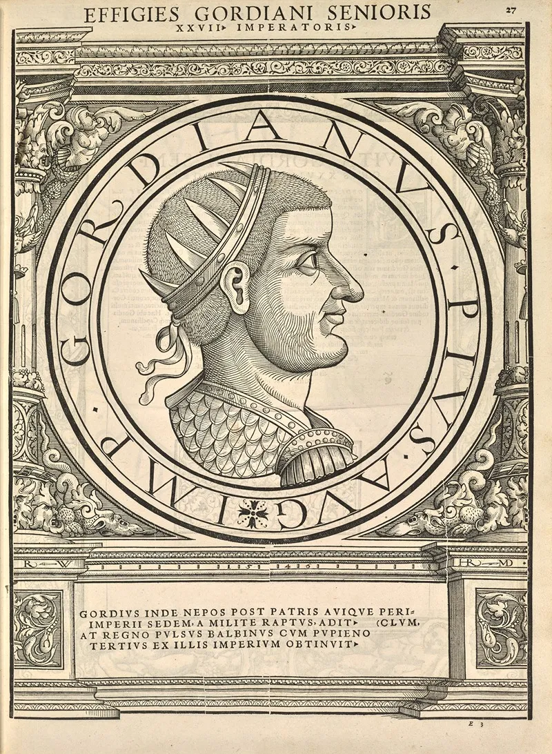 Gordian I by Jacopo Strada - Canvas Print