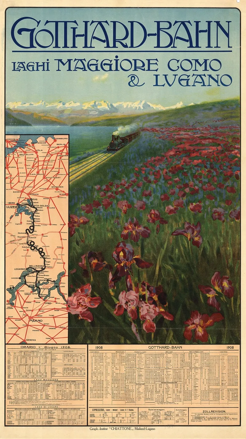 Gotthard Bahn Laghi Maggiore Como E Lugano 2