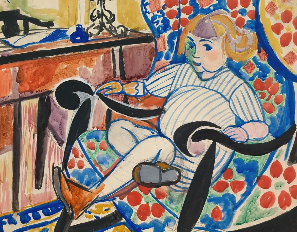 Gouache by Henry Lyman Saÿen - Canvas Print