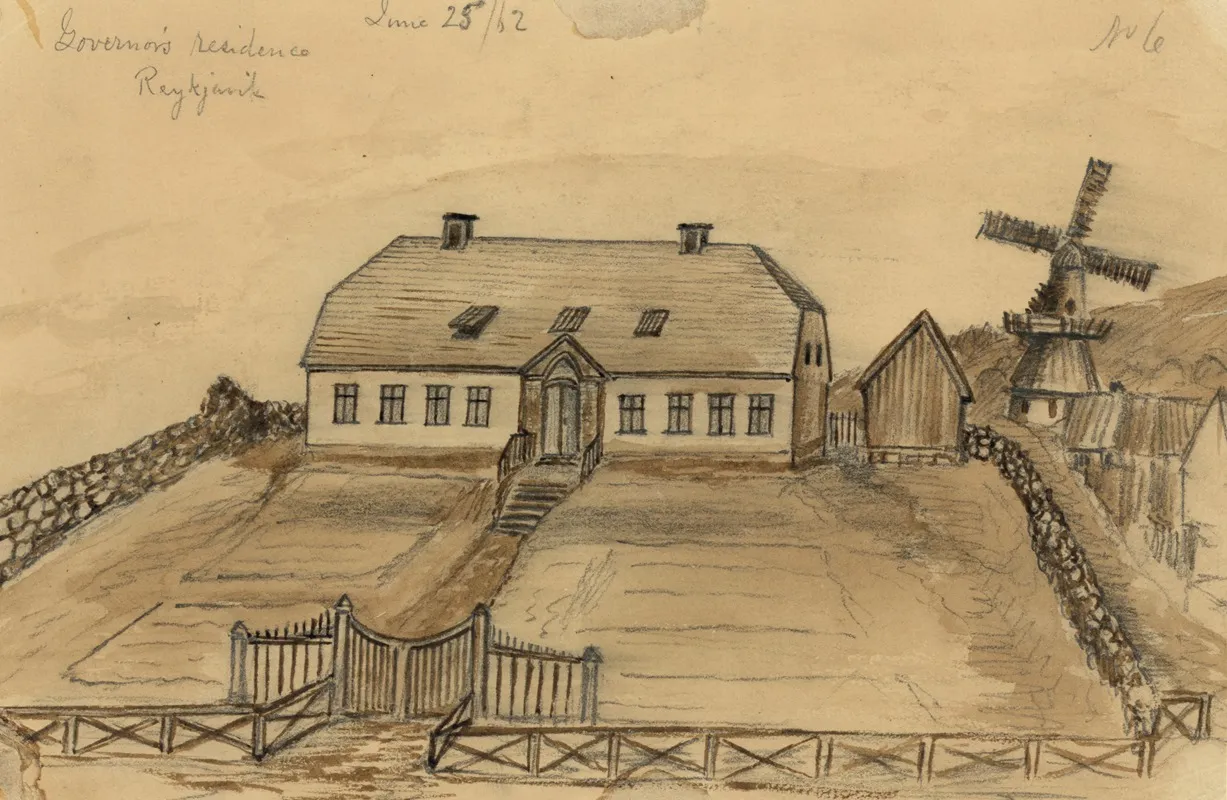 Governors Residence Reykjavik by Bayard Taylor - Canvas Print
