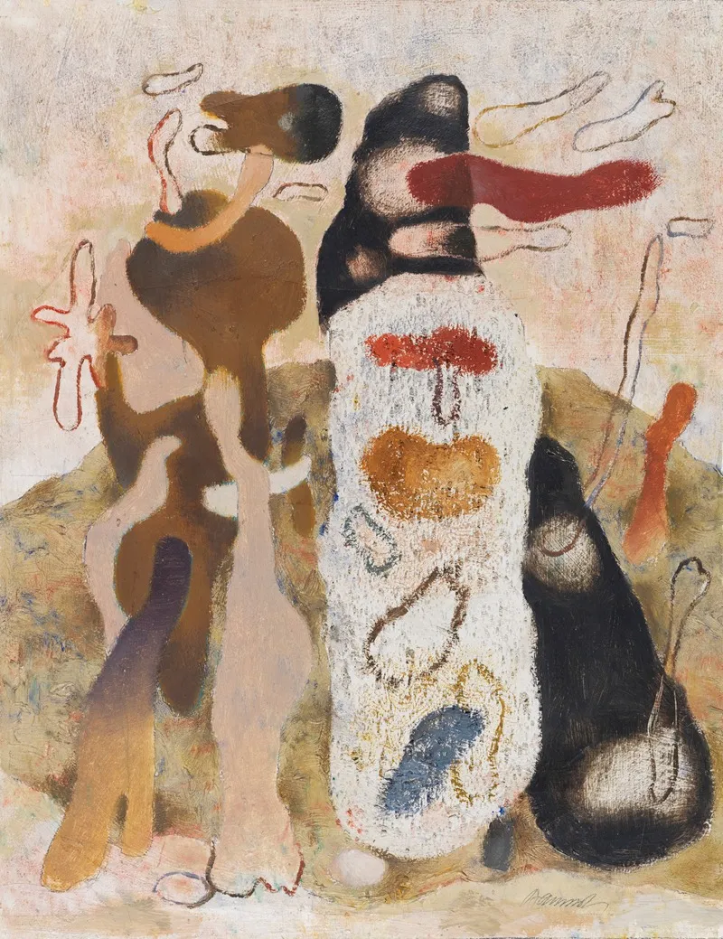 Goyescas 2 by Willi Baumeister - Canvas Print