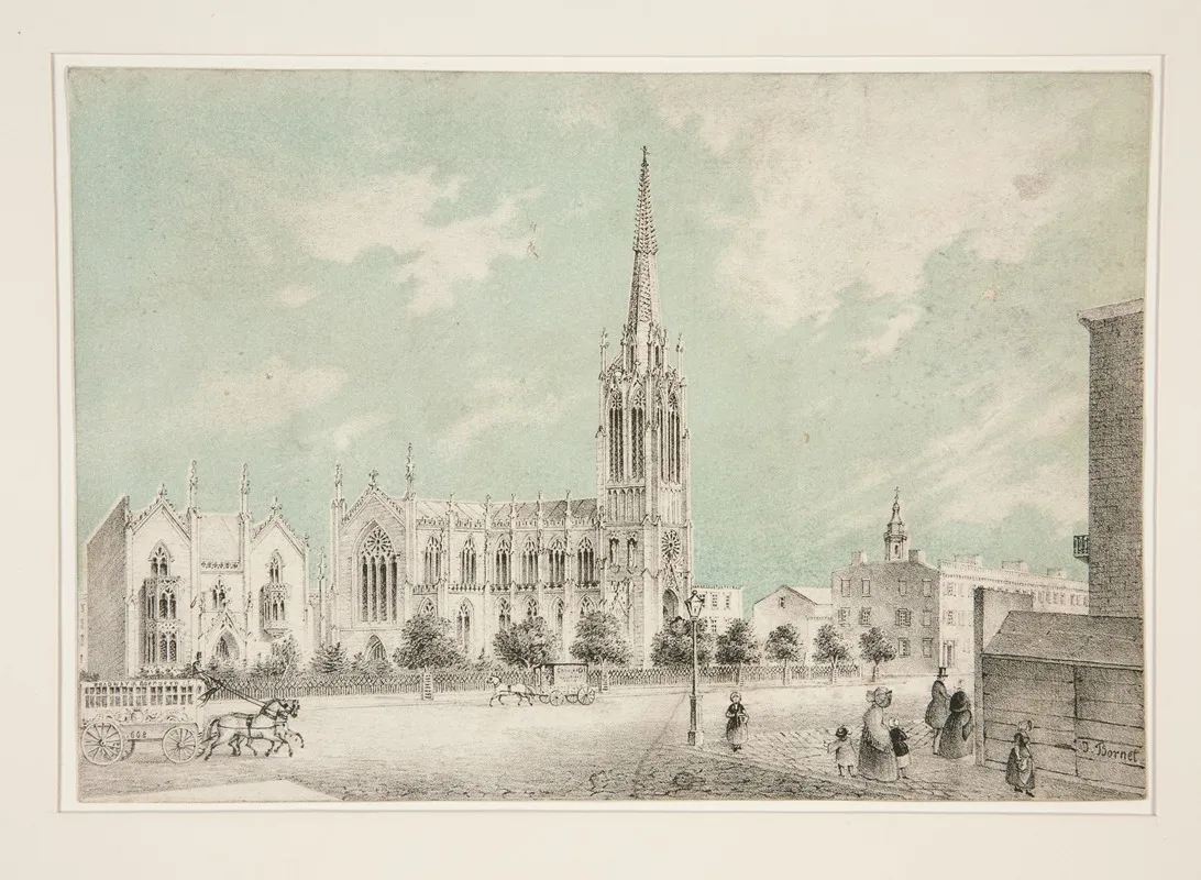Grace Church by Charles Autenrieth - Canvas Print