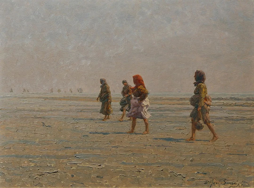 Gradeser Frauen by Stefan Simony - Canvas Print