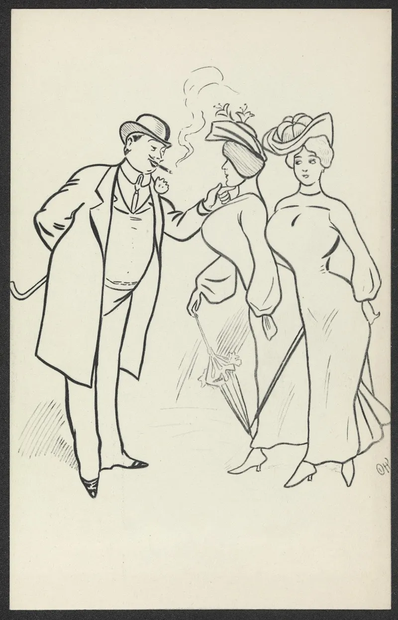 Graes Kar Og Meloner Naar Katten Er Ude Danser Musene Paa Bordet by Olaf Krohn - Canvas Print