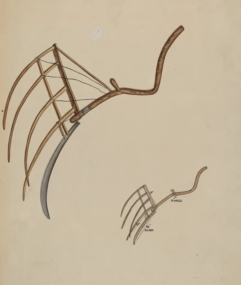 Grain Cradle by Roberta Elvis - Canvas Print