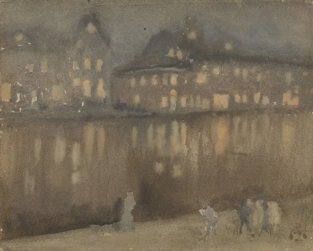 Grand Canal Amsterdam Nocturne
