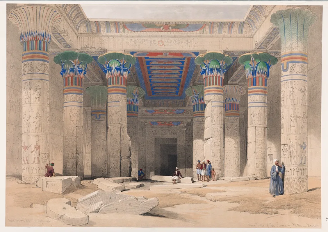 Grand Portico Of The Temple Of Philae Nubia