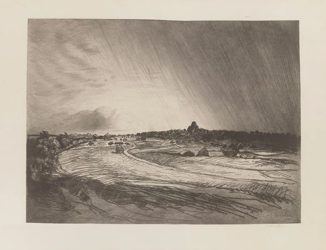 Grande Plaine by Théophile Alexandre Steinlen - Canvas Print