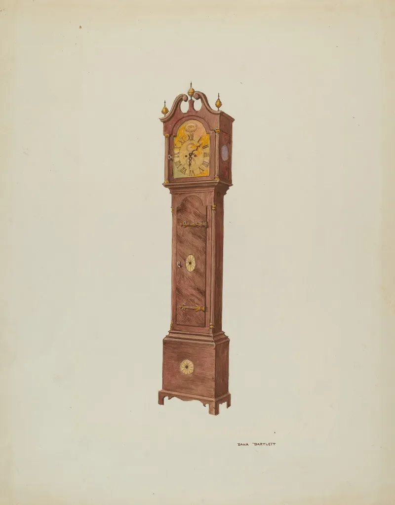 Grandfather Clock Angular View