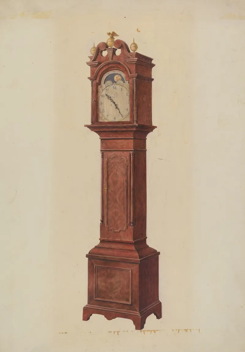 Grandfathers Clock 12 by Ralph Morton - Canvas Print