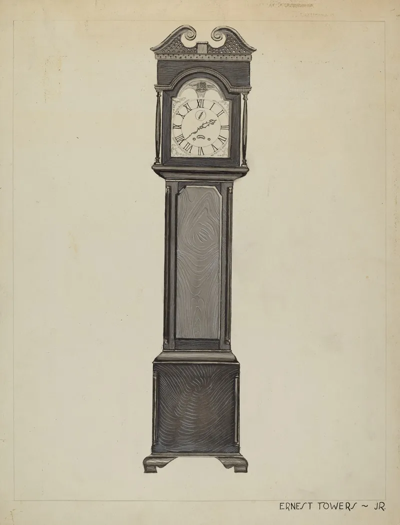 Grandfathers Clock 4 by Ernest A. Towers, Jr. - Canvas Print