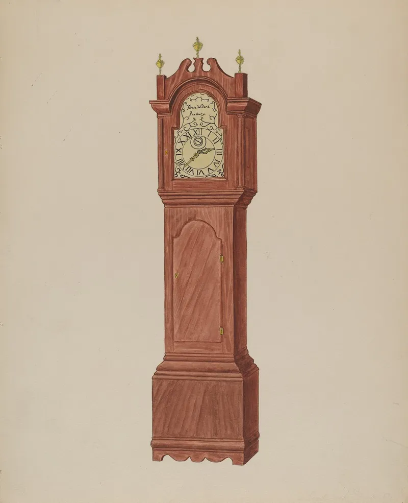 Grandfathers Clock 9 by Frederick Jackson - Canvas Print