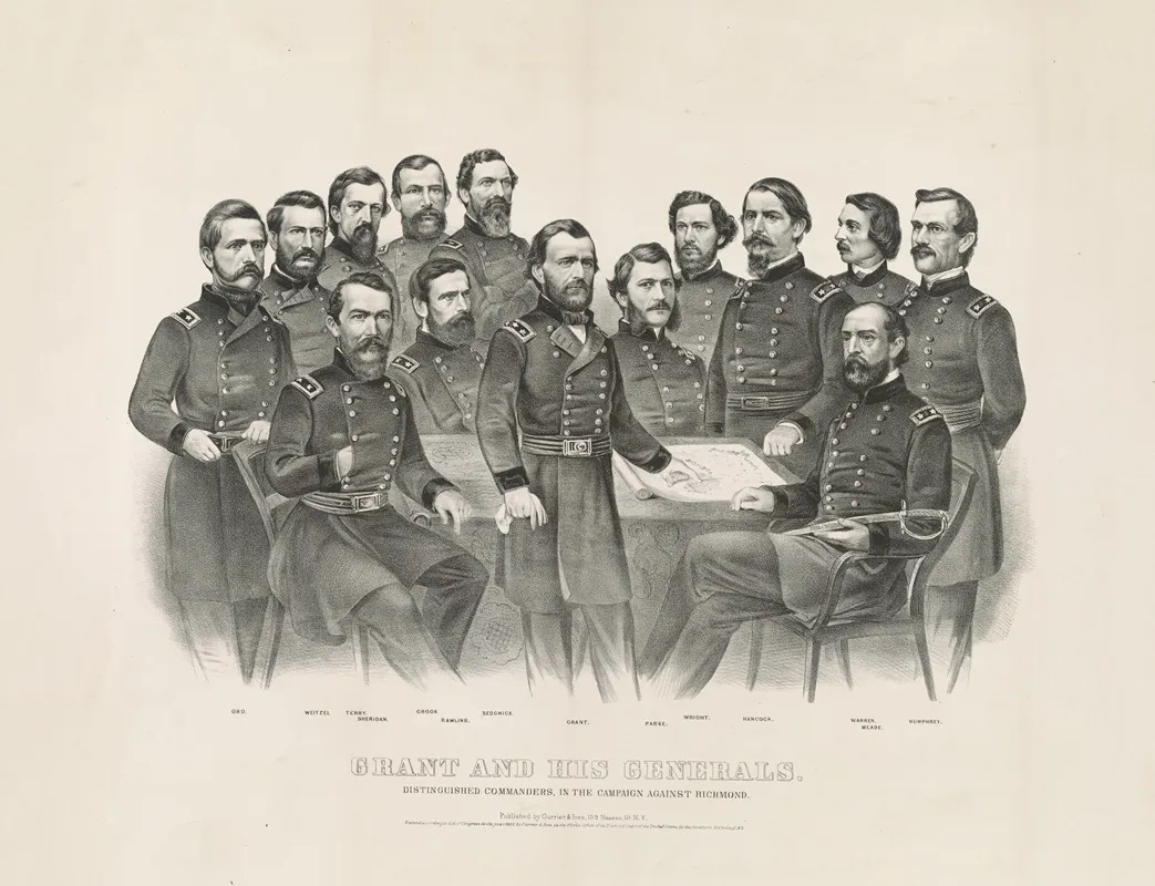 Grant And His Generals Distinguished Commanders In The Campaign Against Richmond