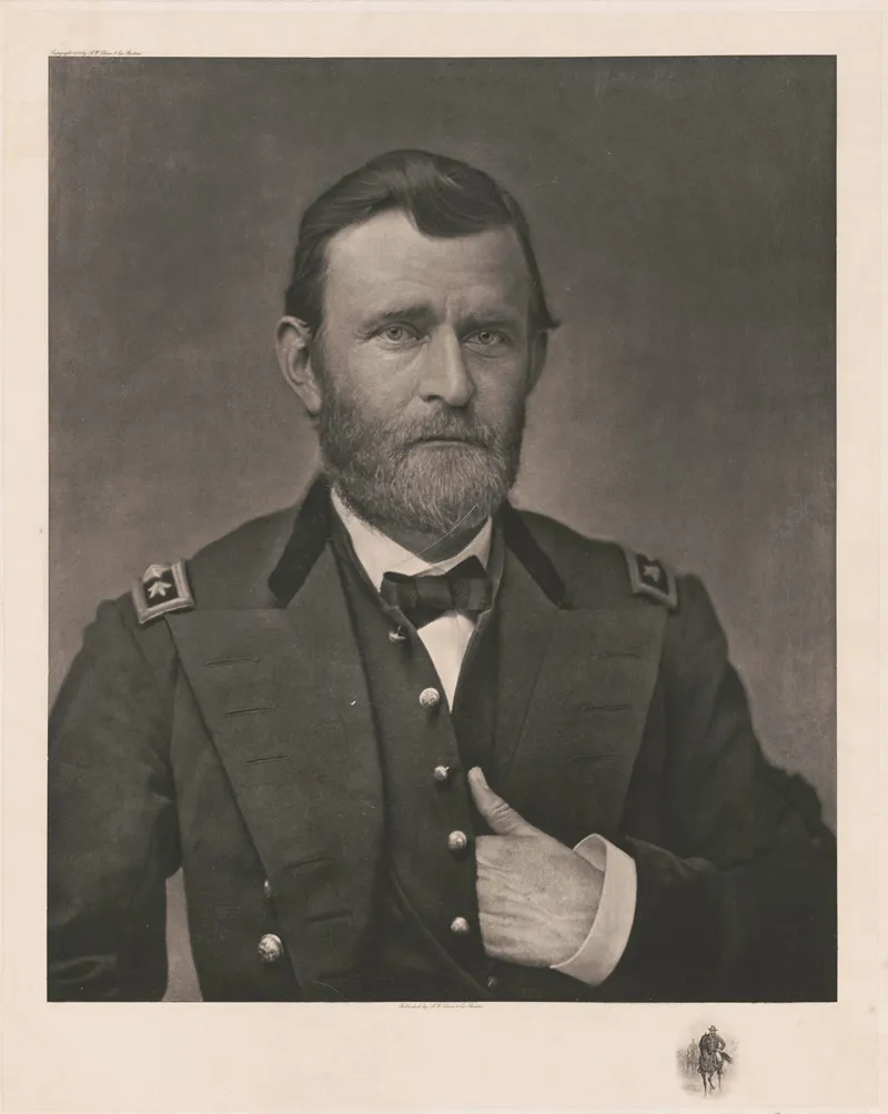 Grant In Uniform by A.W. Elson &amp; Co. - Canvas Print