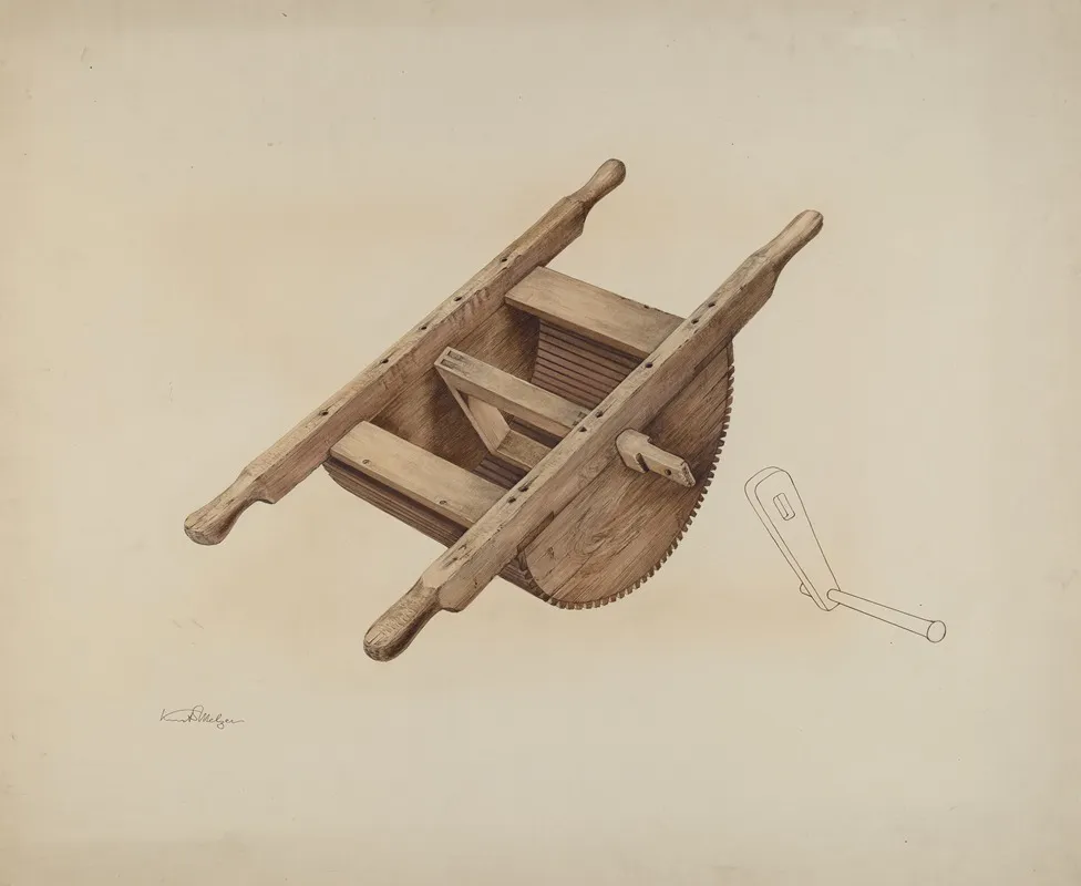 Grape Crusher 2 by Kurt Melzer - Canvas Print