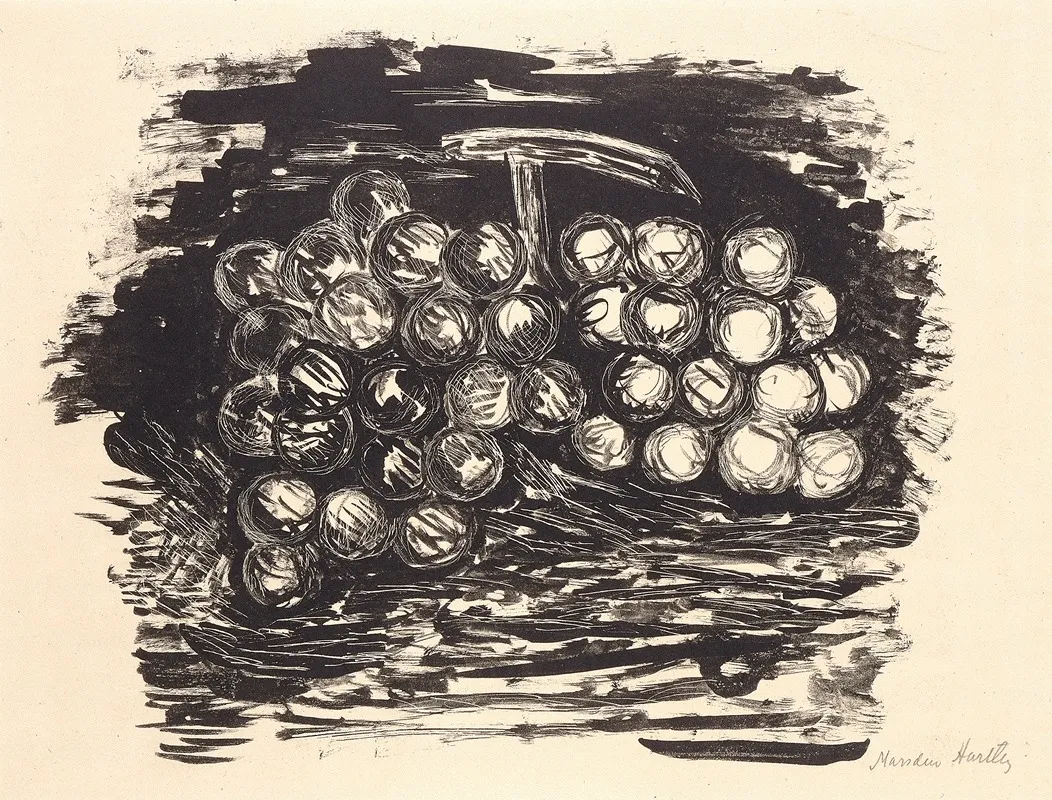 Grapes 4 by Marsden Hartley - Canvas Print