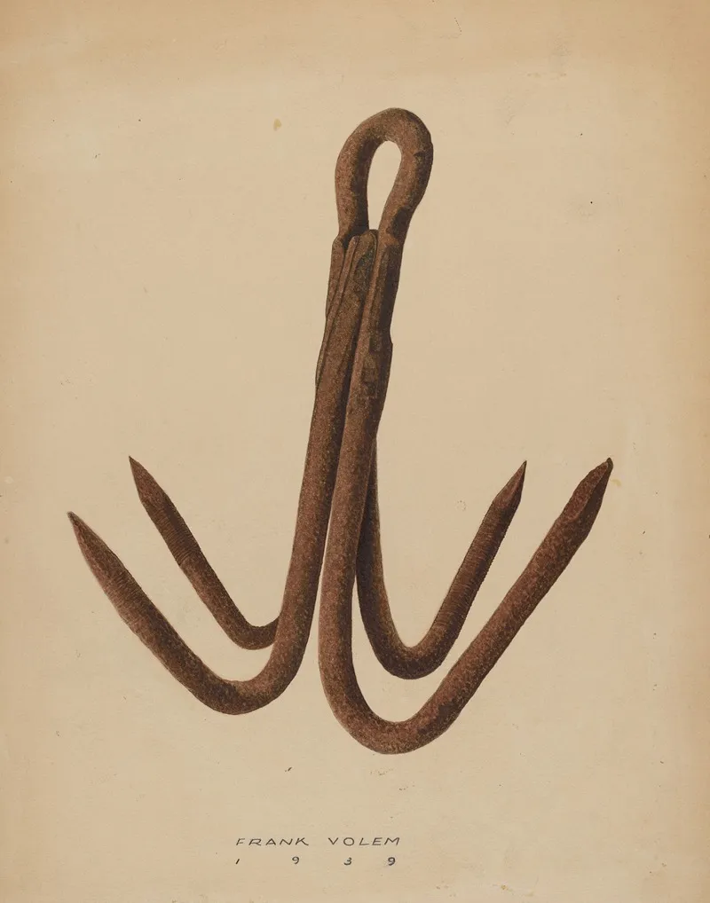 Grappling Hook by Frank Volem - Canvas Print