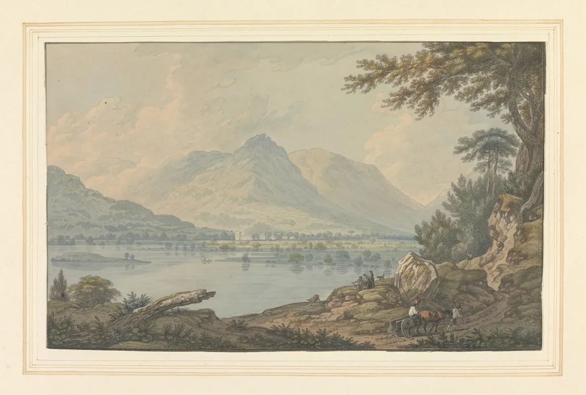 Grassmere by Joseph Farington - Canvas Print