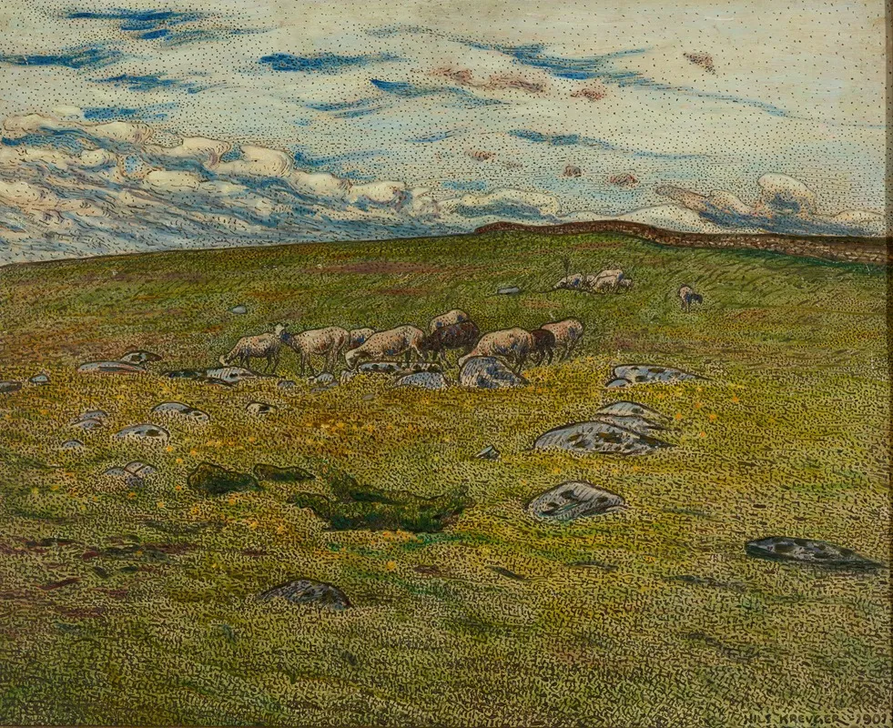 Grazing Sheep