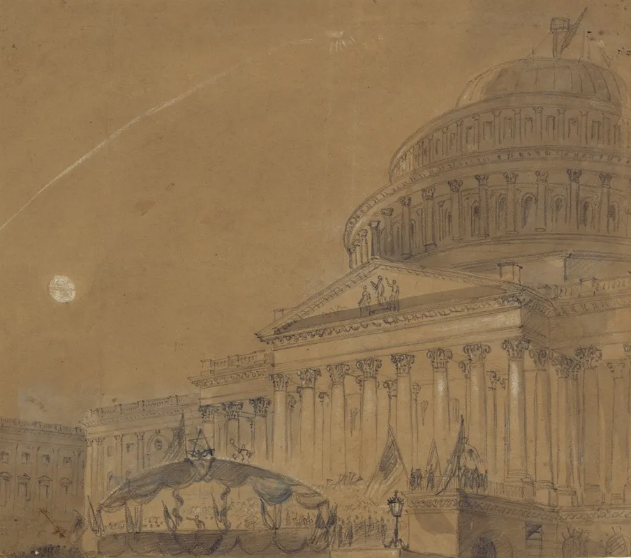 Great War Meeting At Washington District Of Columbia August 6 1862