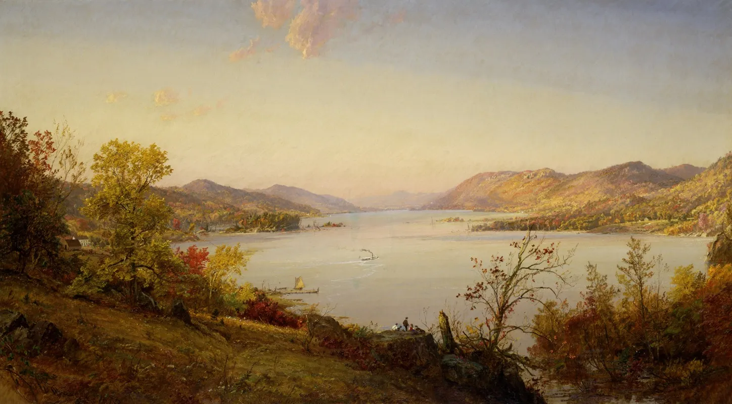 Greenwood Lake by Jasper Francis Cropsey - Canvas Print