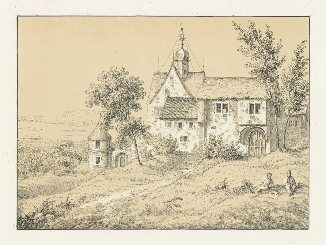 Greifenstein by Johann Friedrich Wagner - Canvas Print